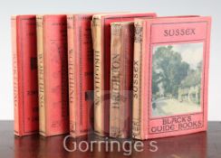 A collection of thirteen 18th and 19th century Sussex topographical works, including Powell, P.