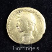 Roman Imperial coinage: Nero Claudius Drusus AV aureus, AD 41-54, struck under Claudius, legend