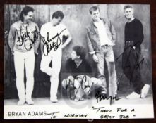 Five autograph albums and two albums of signed photos of 1980's-90's pop stars and