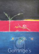 § Craigie Aitchison (1926-2009)screen print,Dolphin,signed in pencil verso and dated 2004, 61/74,