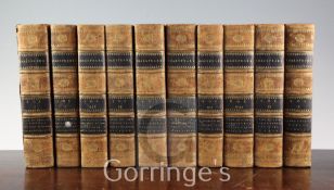 Shakespeare (W), [Ed. Chalmers, A] - The Plays, 10 vols, printed for F C & J Rivington et al, London