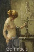 Allan Douglas Davidson (1873-1932)oil on canvas laid on panel,The sculptor's gift,signed, Museum