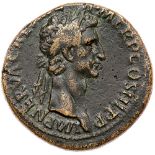 Nerva.  Sestertius (26.11 g), AD 96-98. Rome, AD 96. IMP NERVA CAE[S AVG] P M TR P COS III P P,