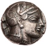 Attica, Athens. Silver Tetradrachm (16.93g), ca. 459-449 BC EF. Struck during the period of Cimon'