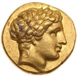 Macedonian Kingdom. Philip II. Gold Stater (8.52 g), 359-336 BC EF. Amphipolis, ca. 340-336 BC.
