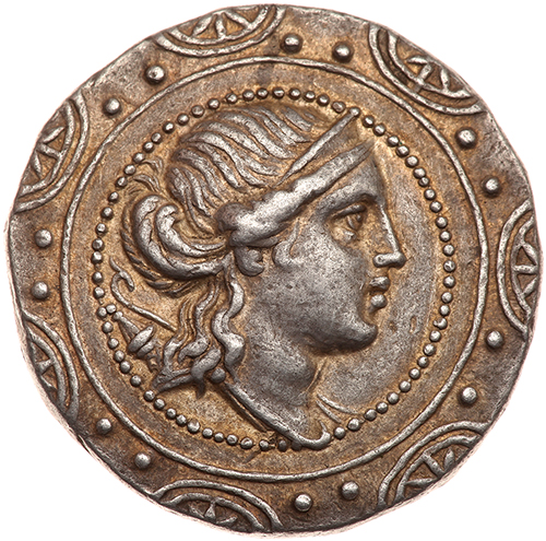 Macedonia, under Roman rule. First Meris. Silver Tetradrachm (16.88 g), ca. 167-. Amphipolis.