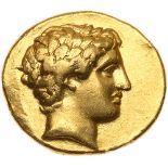 Macedonian Kingdom. Philip II. Gold Stater (8.41 g), 359-336 BC VF. Amphipolis, ca. 323/2-315 BC.