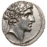 Seleukid Kingdom. Alexander I Balas. Silver Drachm (4.01 g), 152/1-145 BC Superb. Antioch on the