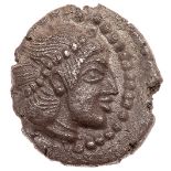 Sicily, Syracuse. Deinomenid Tyranny. Silver Litra (0.63 g), 485-466 BC Nearly M. Under Hieron II,