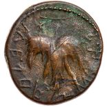 Judea. Bar Kochba Revolt, 132-135 CE. Middle Bronze, AE 25 (9.69g) Choice VF. Dated Year Two (133/