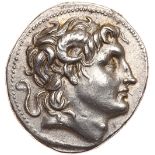 Thracian Kingdom. Lysimachos. Silver Tetradrachm (17.24 g), as King, 306-281 BC. Amphipolis, ca.