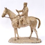 GREAT WAR - MALISSARD GEORGES (1877-1942) - AN ORIGINAL PLASTER MAQUETTE OF MARSHAL FERDINAND