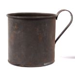 19TH CENTURY - CRIMEAN WAR (OCTOBER 1853 - FEBRUARY 1856) - A BRITISH ARMY REGULATION TIN CUP