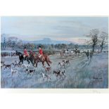 AFTER JOHN KING The Crawley & Horsham Hunt, a limited edition colour print, No: 52/250, signed and