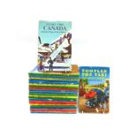 [CHILDRENS] Twenty-four Ladybird Books, including Tootles the Taxi, The Farmer, The Policeman, and