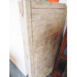 A LARGE BEECH BUTCHERS BLOCK, 124cm x 63cm