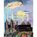 BRITISH SCHOOL (20TH CENTURY) Battersea Dreams, watercolour, unsigned, 22cm x 17.5cm.