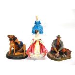 FOUR ROYAL DOULTON FIGURES: HN 2229 'Southern Belle', HN2154 'A Child from Williamsburg', HN2444 '