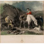 AFTER A. COOPER, R.A. 'A day's sport in the Highlands', colour engraving, 30.5 x31cm