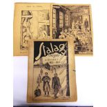 SECOND WORLD WAR - 'STALAG, CROQUIS A. DUCRET' - A RARE AND HISTORIC COLLECTION OF TEN FRENCH