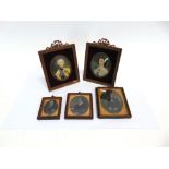 THREE DAGUERREOTYPE PORTRAIT PHOTOGRAPHS each a half-length portrait, two of seated gentleman and