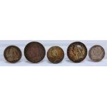 COINS - GREAT BRITAIN Assorted silver, comprising Victoria crowns, 1899 & 1900; Victoria halfcrowns,