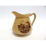 [GREAT WAR INTEREST]. A GRIMWADES POTTERY JUG transfer printed with an 'Old Bill' scene after