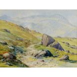 H.R. WILKINSON (BRITISH, 1884-1975) An Upland Landscape, possibly the Lake District, watercolour,