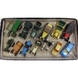ASSORTED DIECAST MODEL CARS comprising first series Matchbox 'Models of Yesteryear', a Dinky