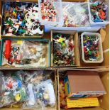 ASSORTED PLASTIC FIGURES & ANIMALS variable condition.