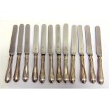 A TABLE SERVICE OF SPANISH FLATWARE by M. Espunes of Madrid, circa 1930, stamped 916 comprising five