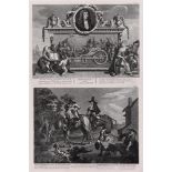 AFTER WILLIAM HOGARTH (BRITISH, 1697-1764) 'Hudibras', engravings, overall 66cm x 48cm, unframed (