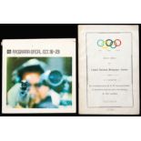 12 Olympic Games swimming programmes, comprising: London 1948 x 7, Helsinki 1952 x 1,