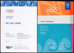 Athens 2004 Olympic Games participation diploma,