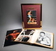 Signed boxing memorabilia from the collection of the late Geoff Born,