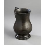 A pewter pint tankard presented by the Victorian bare knuckle boxer William Benjamin,