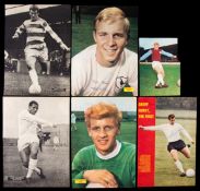 Collection of 1960s signed magazine pictures of footballers,