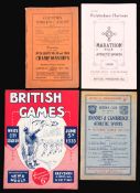 A collection of 20 Athletics programmes from meetings in the 1920's and 1930's.