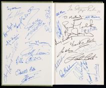 A multi-signed copy of Tim Fitzgeorge-Parker's book Flat Race Jockeys The Great Ones,