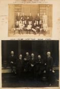 A sepia-toned photograph of the Westminster School football XI in April 1875, 6 3/4 by 8in.