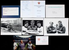 An archive relating to Bobby Robson & Steve Coppell, including original photographs, telegrams,