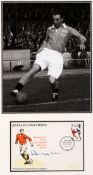 A Stanley Matthews signed presentation,