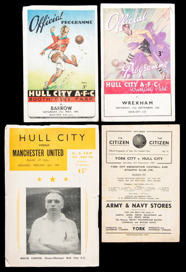 Hull City and other football programmes,