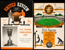 Manchester United v Wolverhampton Wanderers 1954 F.A.