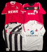 Four German football club jerseys,