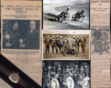 Arthur Atkinson 1930s Australian and British speedway memorabilia,