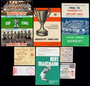 A post-war collection of Manchester City landmark match programmes & tickets,