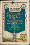 F.A. Cup Final programme Bolton Wanderers v West Ham United 28th April 1923.