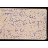 Autograph album relating to the European Athletics Cup at the Alexandra Stadium, Birmingham, 1994,