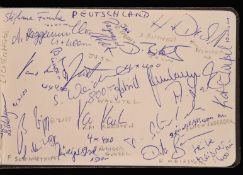Autograph album relating to the European Athletics Cup at the Alexandra Stadium, Birmingham, 1994,